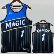 25-26 Magic HARDAWAY #1 Black Top Quality Hot Pressing NBA Jersey (Trapeze Edition) 飞人版
