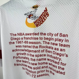 2026 ROCKETS White Retro High Quality Casual T-Shirt #MN