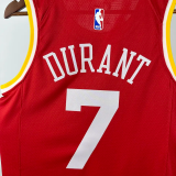 ROCKETS DURANT #7 Red Retro Top Quality Hot Pressing NBA Jersey