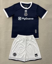 25-26 Millwall Home Kids Soccer Jersey