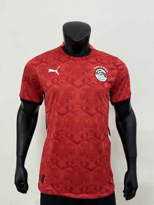 25-26 Egypt Home Player Version Soccer Jersey