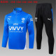 25-26 Al-Hilal High Quality Kids Half Pull Tracksuit