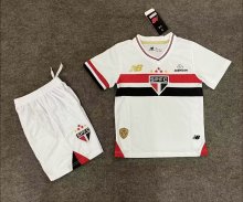 25-26 Sao Paulo Home Kids Soccer Jersey*无广告版