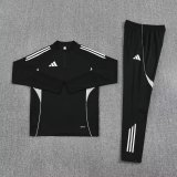 2025 AD Black Half Pull Tracksuit