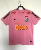 2012-2013 Santos FC Pink Retro Soccer Jersey