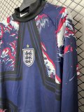 25-26 England GoalKeeper Long Sleeve Fans Soccer Jersey