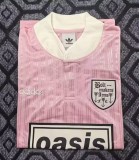 1996 AD Oasis Joint Edition Pink Retro Version Polo Short Sleeve