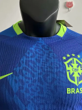 25-26 Brazil Away Long Sleeve Player Version Soccer Jersey (长袖球员)*带星