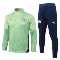 25-26 Man City High Quality Half Pull Tracksuit