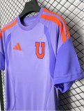 25-26 Universidad De Chile Fans Training Shirts