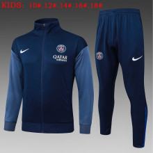 25-26 PSG High Quality Kids Jacket Tracksuit