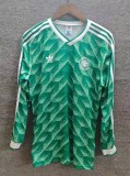 2012 Germany Green Long sleeves Retro Soccer Jersey