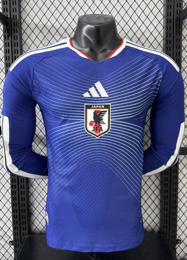 2026 World Cup Japan Home Long sleeves Player Version Soccer Jersey*长袖球员