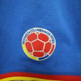 2026 Colombia Blue Player Version Shorts Pants (球员短裤)