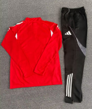 25-26 Sevilla High Quality Kids Half Pull Tracksuit