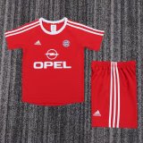 2001-2002 Bayern Home Retro Kids Soccer Jersey