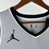 25-26 SA Spurs SOCHAN #10 Grey Top Quality Hot Pressing NBA Jersey