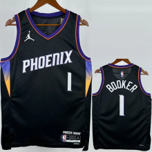 25-26 SUNS BOOKER #1 Black Top Quality Hot Pressing NBA Jersey