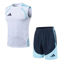 2026 AD White High Quality Player Version Tank Top And Shorts Suit (球员套装)