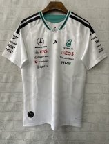 2026 F1 Benz New Pattern Short Sleeve Racing Suit