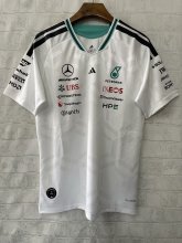 2026 F1 Benz New Pattern Short Sleeve Racing Suit