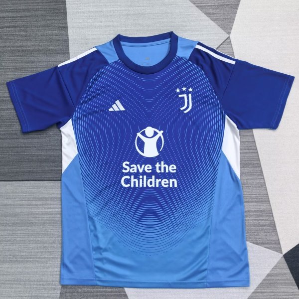 25-26 JUV Blue Goalkeeper Fans Soccer Jersey