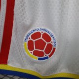 2026 Colombia White Player Version Shorts Pants (球员短裤)
