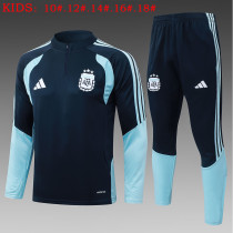 26-27 Argentina High Quality Kids Half Pull Tracksuit 26-27 Argentina High Quality Kids Half Pull Tracksuit
