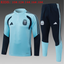 26-27 Argentina High Quality Kids Half Pull Tracksuit 26-27 Argentina High Quality Kids Half Pull Tracksuit