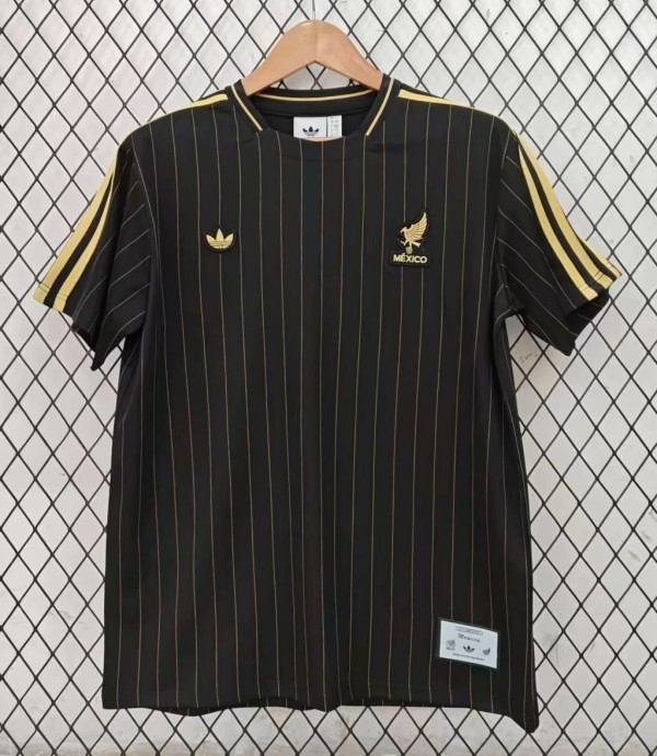 26-27 Mexico Black Training Shirts