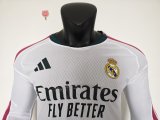 2026 RMA Home Long Sleeve Player Version Soccer Jersey (长袖球员)