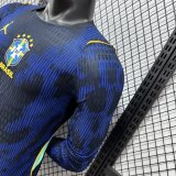 2026 Brazil Away Long Sleeve Player Version Soccer Jersey (长袖球员)