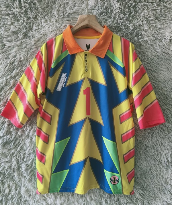 1998 Mexico GoalKeeper Retro Soccer Jersey