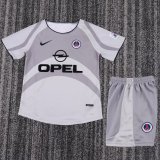 2001-2002 PSG Away Retro Kids Soccer Jersey