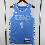 24-25 Cleveland Cavaliers HARDEN #1 Light blue City Edition Top Quality Hot Pressing NBA Jersey