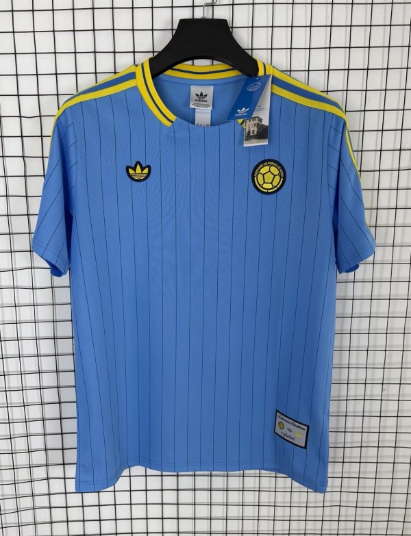 26-27 Colombia Blue Casual Version Fans Soccer Jersey