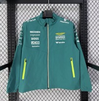 2026 Aston Martin Green Windbreaker