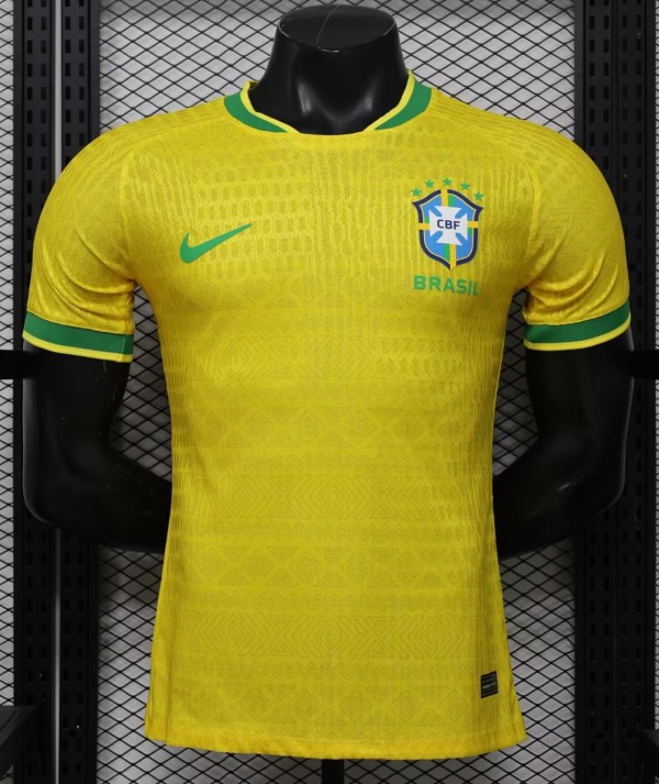 26-27 Brazil Yellow Special Edition Player Version Soccer Jersey