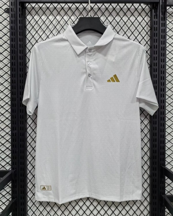 2026 AD White High Quality Polo Short Sleeve