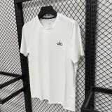 2026 Alo White High Quality Casual T-Shirt