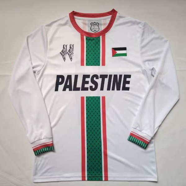 26-27 Palestine Special Edition Long sleeves Fans Soccer Jersey (长袖)