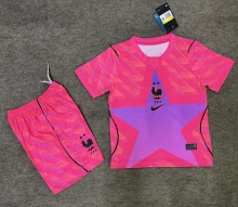 2026 France Pink GoalKeeper Kids Soccer Jersey