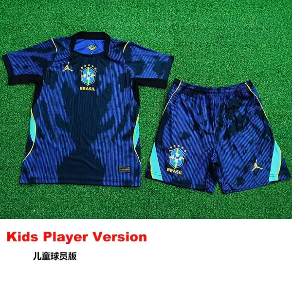 2026 World Cup Brazil Away Player Version Kids Soccer Jersey(球员童装)