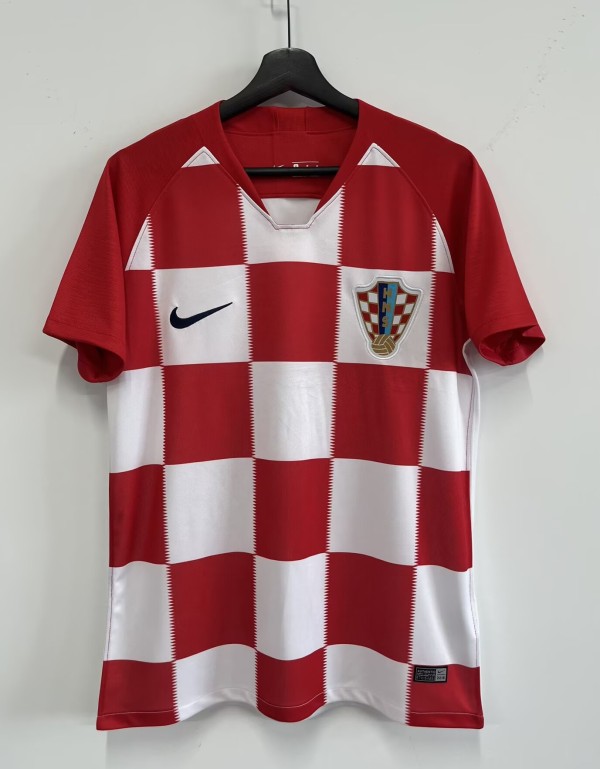 2018 Croatia Home Retro Soccer Jersey