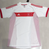 2002 Turkey Away Retro Soccer Jersey