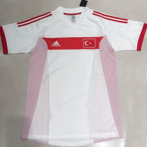2002 Turkey Away Retro Soccer Jersey
