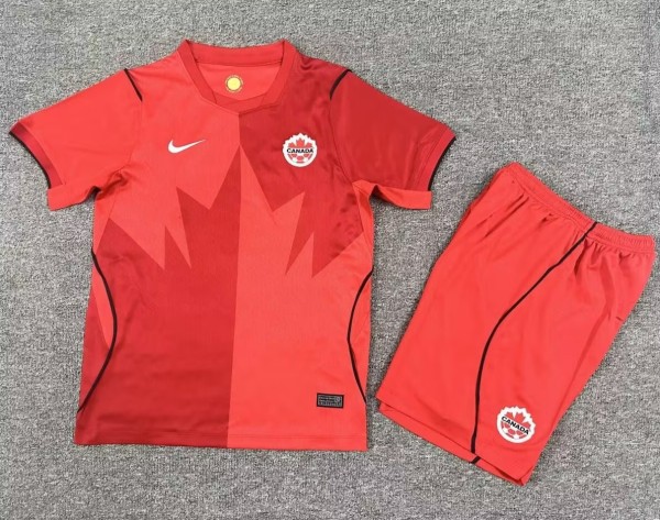2026 Canada Home Kids Soccer Jersey