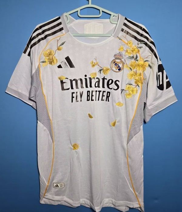 25-26 RMA Embroidered Version Soccer Jersey