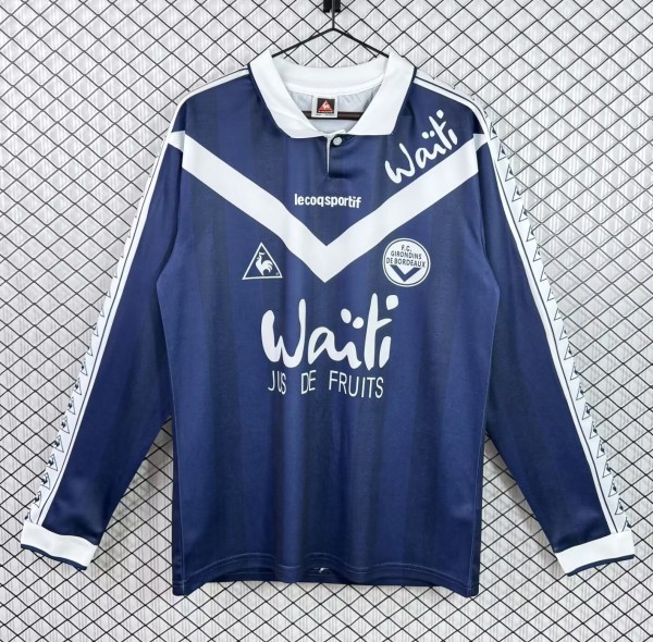 1996-1997 Bordeaux Home Long Sleeve Retro Soccer Jersey