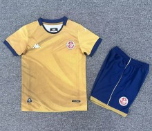26-27 Tunisia Third Kids Soccer Jersey